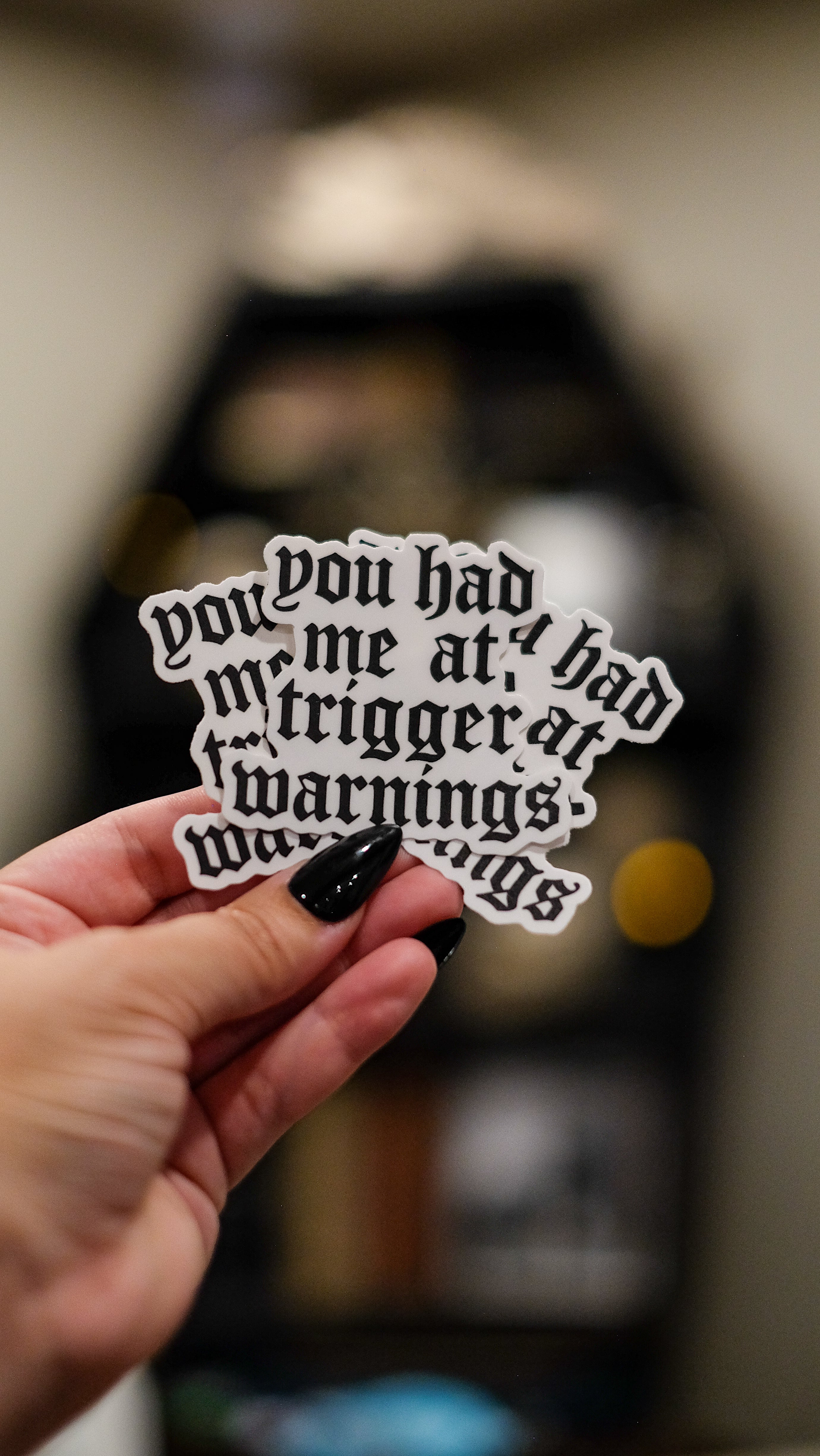 You Had Me at Trigger Warnings